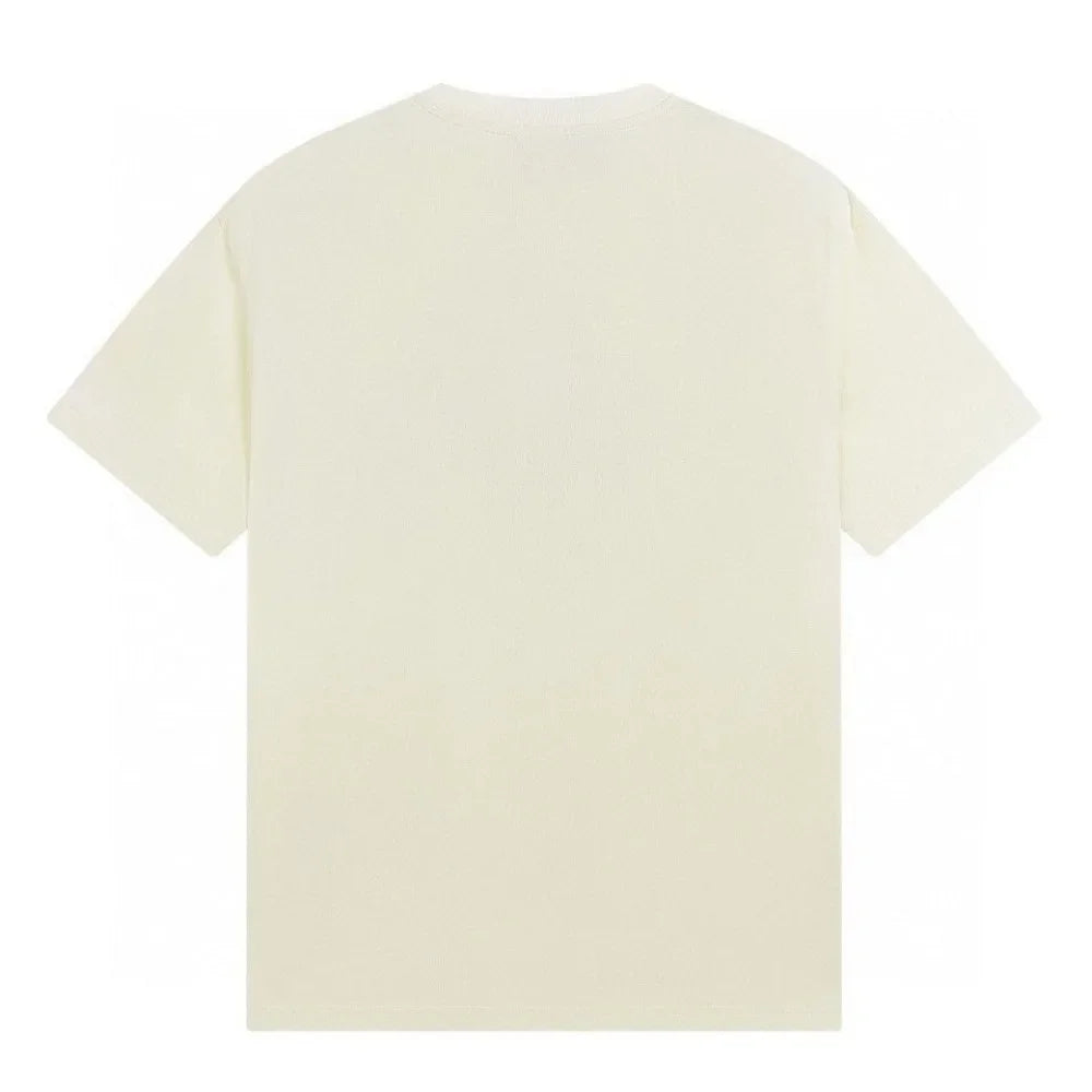 Kurzarm Trend Bedrucktes Baumwoll-T-Shirt für Paare, lässig, locker, Rundhalsausschnitt, 100% Top-T-Shirt