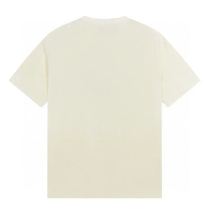 Kurzarm Trend Bedrucktes Baumwoll-T-Shirt für Paare, lässig, locker, Rundhalsausschnitt, 100% Top-T-Shirt