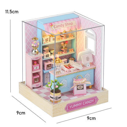 DIY Miniature Doll House 3D Puzzle Building Model Kit