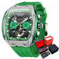 Men's Automatic Hollow Mechanical Watch FlyWheel