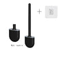 Wall Hanging Silicone Toilet Brush with Holder
