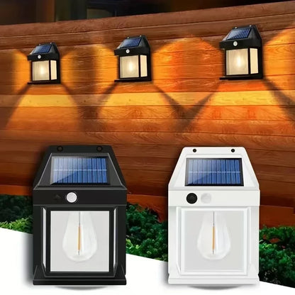 Leistungsstarke Solar-Gartenleuchte Solarbetriebene Straßenleuchte Außenleuchten Wasserdichte Leuchte LED-Beleuchtung Externe Dekoration