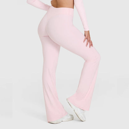 Oner Active Flared Leggings Leggings mit geradem Bein Damen Wide-Leg Pants Yoga Atmungsaktive Fitnesskleidung Vielseitige Freizeithose