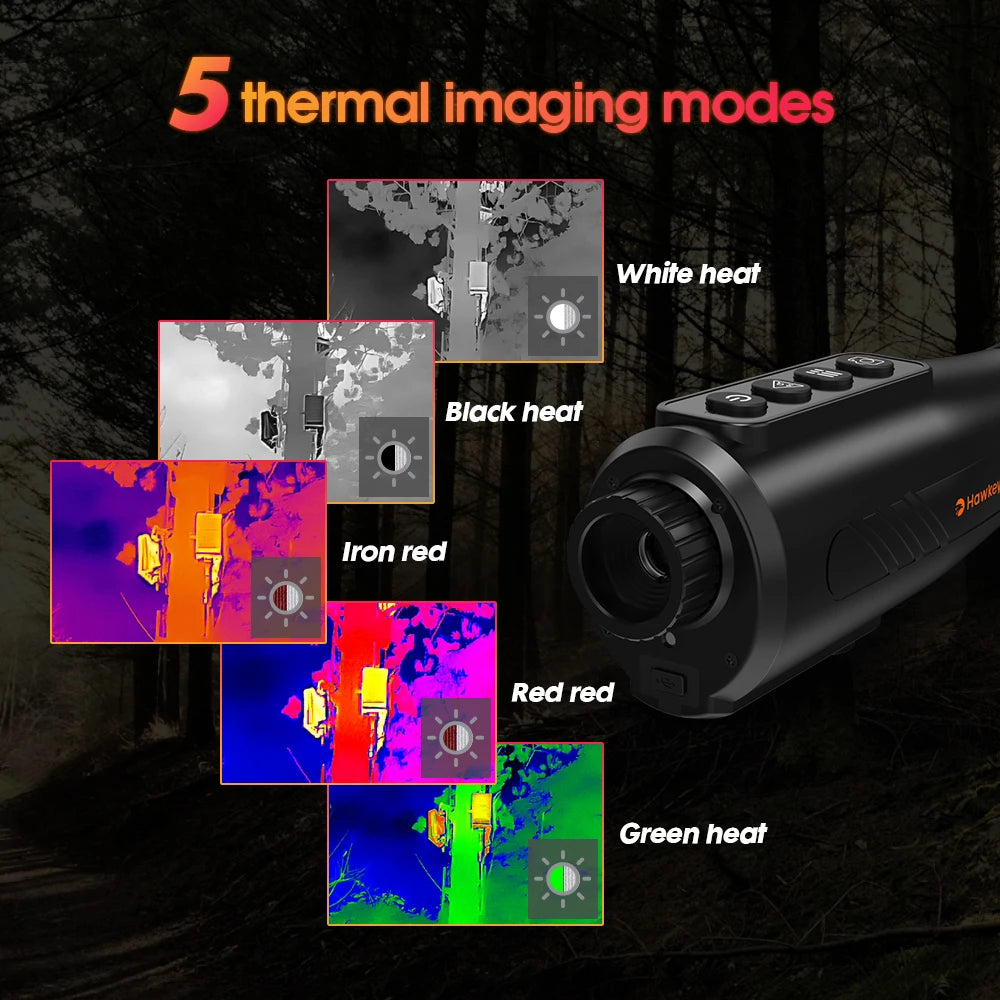 GTMEDIA Thermal Imager AI15 Hunting Thermal Imaging Monocular Affordable Night Vision Scope Infrared Thermal Camera Telescope