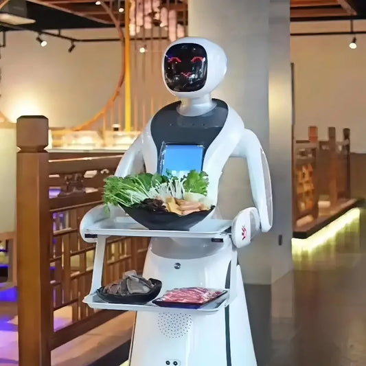 Food Delivery Robot Smart Service Robot Automatic Navigation Restaurant Food Delivery Robots Intelligent Waiter Robot