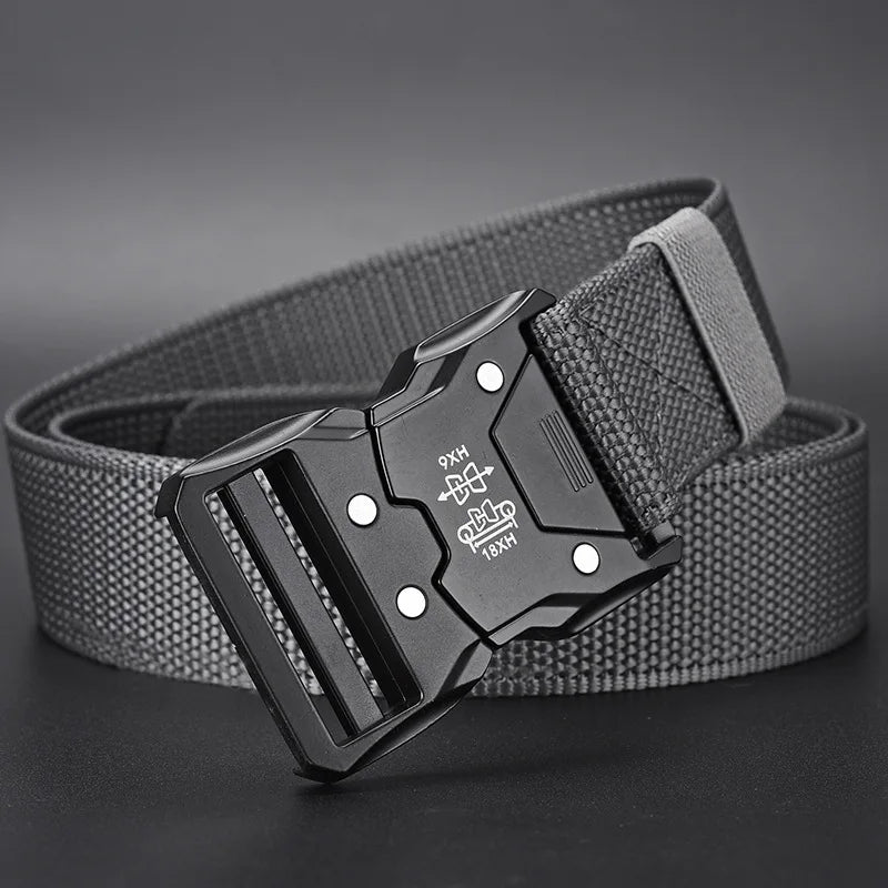 Taktischer Gürtel – Langlebige Automatische Schnalle, Perfekt für Outdoor-Abenteuer, Unisex Accessoires für Herren und Damen