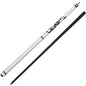 White Fiberglass Pool Stick with Dragon Artwork & Premium Automotive Paint Grip