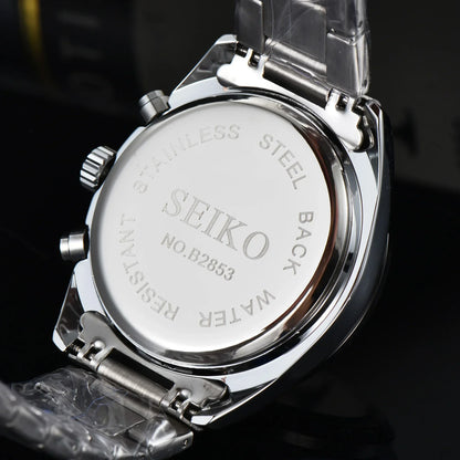 Men's Luxury Chronograph Quartz Watch – Business Casual & Sport Multifunctional Wristwatch