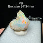 Natural Ethiopia Opal Gem Mineral Specimen Box