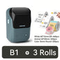 NIIMBOT B1 Portable Thermal Printer With Tapes 2 Inch Adhesive Label Printer Mini Bluetooth Sticker Maker Support Smartphones PC