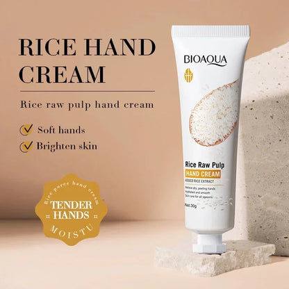Reis Handcreme Volumenaufbauend Verjüngend Nährend Feuchtigkeitsspendend Erfrischend Nicht Fettende Handpflegecreme 30g