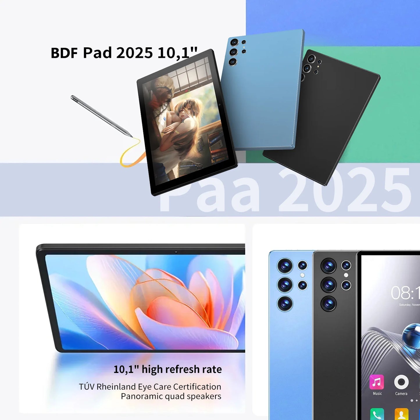 BDF-H39 5G Android Tablet 10.1" 6GB 128GB Dual SIM