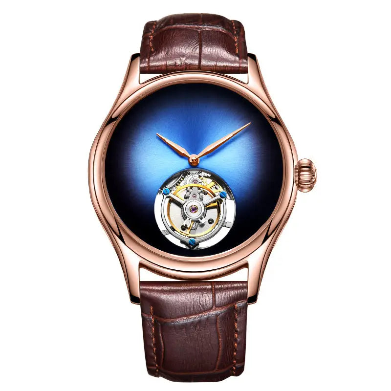 AESOP Top Brand Luxury Clock 100% Authentic Tourbillon Men's Watch Movement Mechanical Sapphire Glass Skeleton Watches for Man