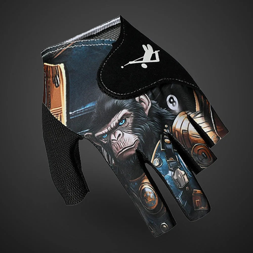 Left Hand Billiards Glove – Non-Slip Half Finger Glove
