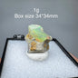 Natural Ethiopia Opal Gem Mineral Specimen Box