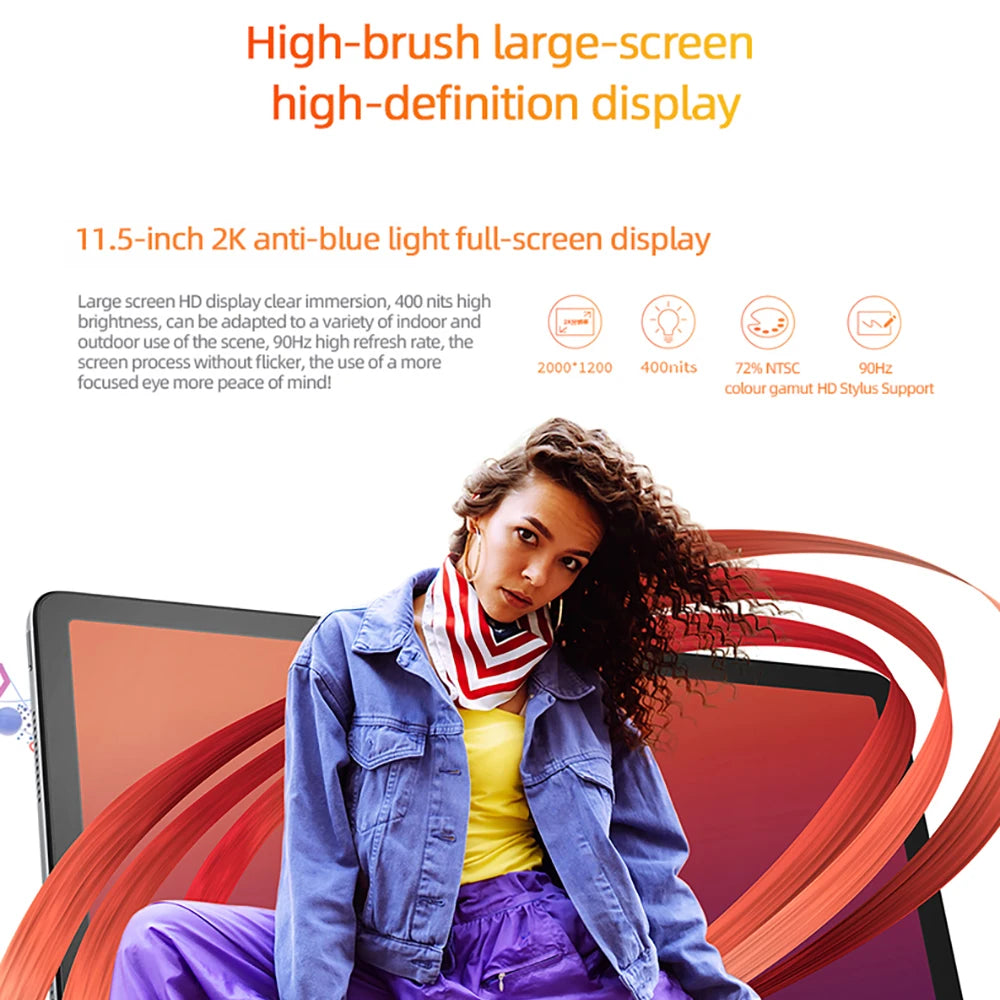 Lenovo Zhaoyang K11 TB352FC Y700 Tablet Globale Version 6G+128G WIFI Version Tablet 8600mAh 11.5'' 90Hz 400nits Tablet