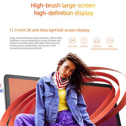 Lenovo Zhaoyang K11 TB352FC Y700 Tablet Globale Version 6G+128G WIFI Version Tablet 8600mAh 11.5'' 90Hz 400nits Tablet