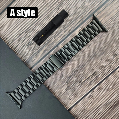 Classic stainless steel Correa for apple watch 10 46mm 42mm band Ultra 2 49mm 9 8 7 6 5 4 se 45mm 44mm 41mm 40mm 3 38mm strap