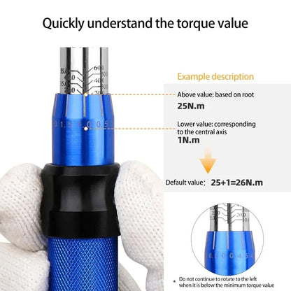 Ultra-Thin 3/8" Torque Wrench 10-60Nm Spark Plug Kit