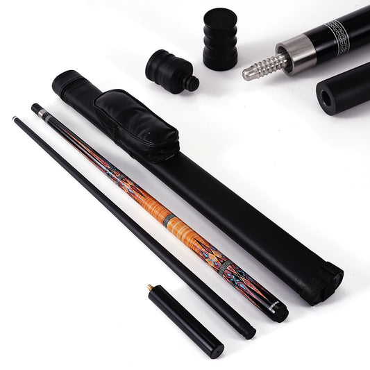 Carbon Fiber Billiard Cue 58-inch 11.5mm/1/2 Split 12.5mm American