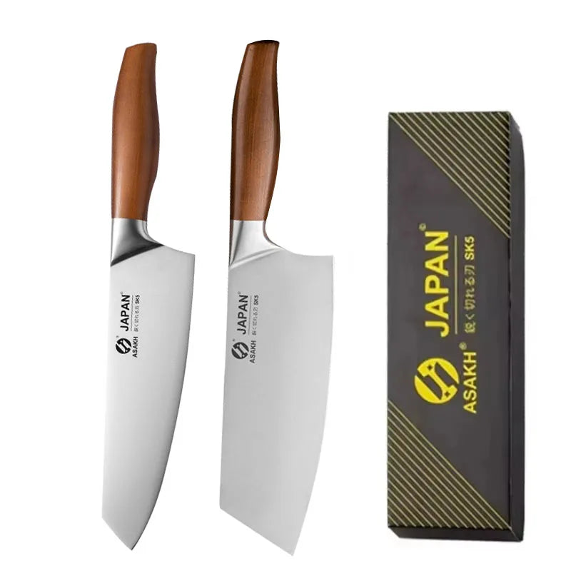 Professional Japanese Kitchen Knives Santoku Knife Stainless Steel Fish Fillet Slicing Meat Cleaver Chef Knife Cooking Tools
