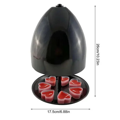 Tea Light Oven Tealight Candle Heater Double-Walled Metal Radiator Candle Heater Hand Warmer For Home Study Office Living Room