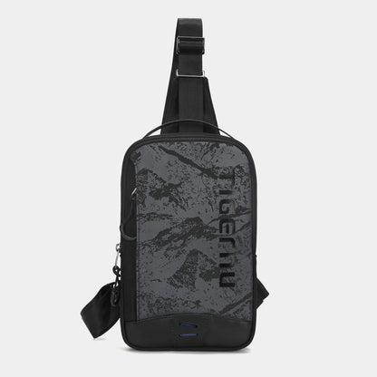 Tigernu Chest Bags For Men Cool Style Men Shoulder Bag 9.7inch IPad Bag Casual Male Crossbody Bag Lightweigt Mini Bags Messenger