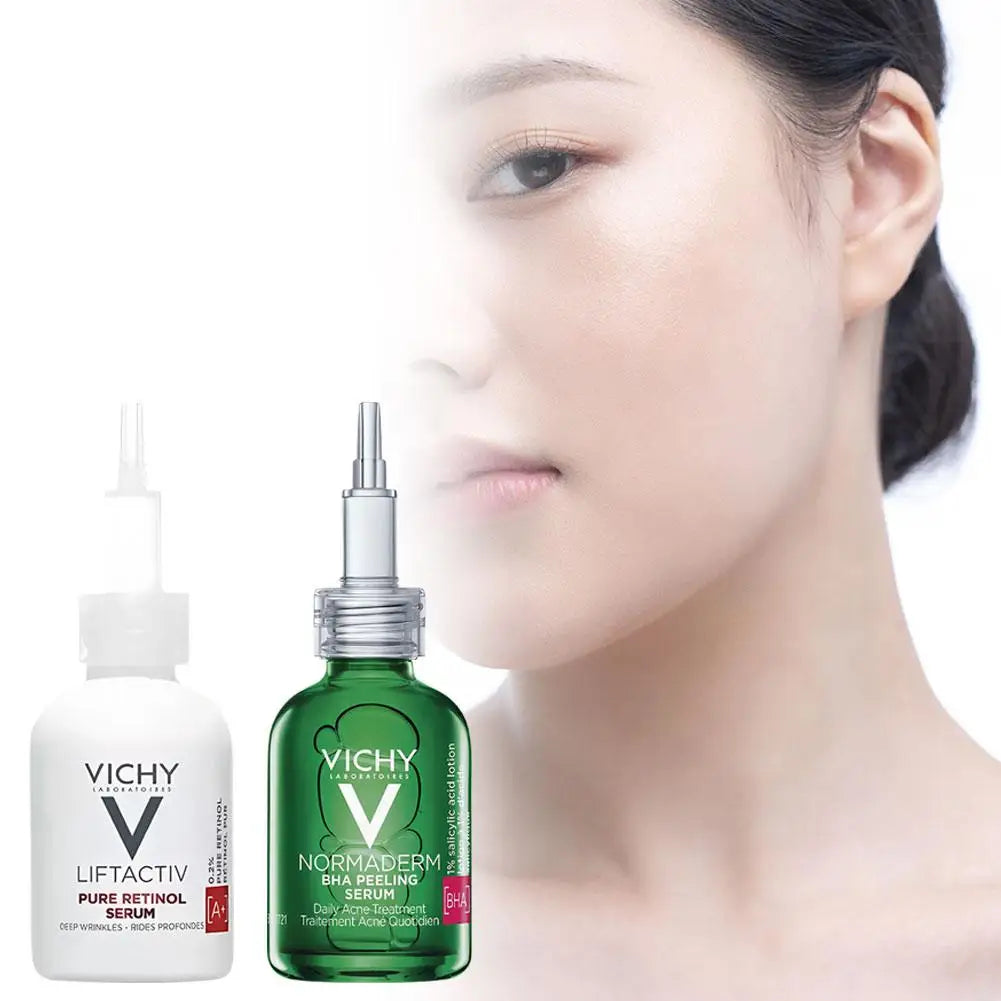 VICHY Salicylic Acid Facial Repair Cream 16% VC Rejuvenating Hyaluronic Acid B3 Serum Soothing Moisturizing Retinol Skin Care