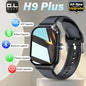 LAXASFIT Neue H9 Promax Smartwatch Zifferblatt zum Annehmen von Anrufen Kalorien-Tracking Herzfrequenz-Oximetrie-Überwachung Bluetooth Smartwatch