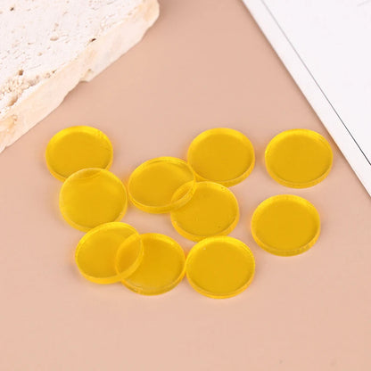 10Pcs Clear Tip Pads Diameter 15mm Play Cue Break Jump Cue Carom Pool Cue Snooker & Billiard Accessories