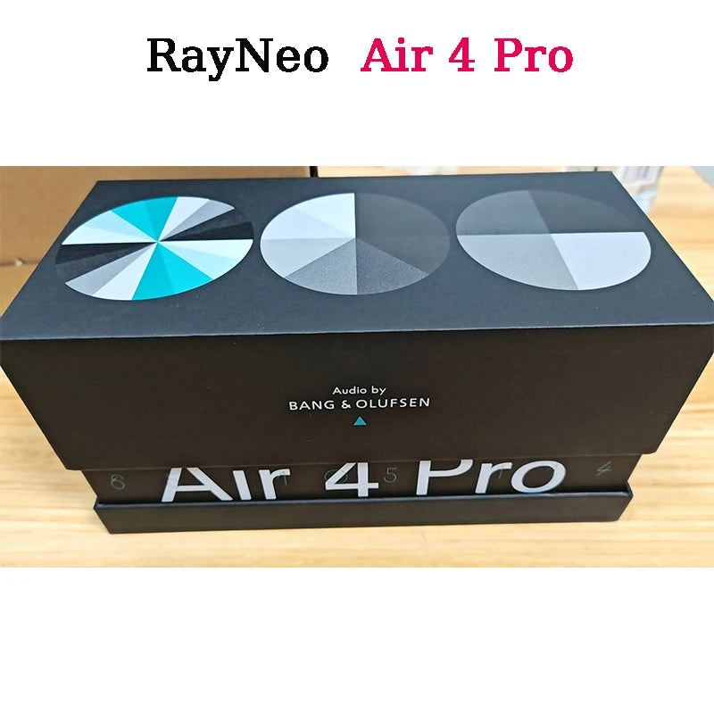 2025 new RayNeo Air 4 Pro - smart AR glasses Supports HDR10, HD giant screen viewing glasses, Micro-OLED dual-layer