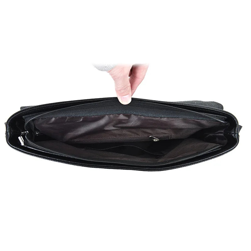 Luxury Men Boy Leather Shoulder Bag Big Capacity Crossbody Designer Messenger Bags Male Luxurious Men's Small Handbag