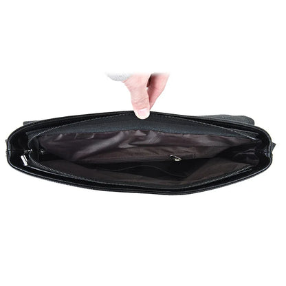 Luxury Men Boy Leather Shoulder Bag Big Capacity Crossbody Designer Messenger Bags Male Luxurious Men's Small Handbag