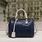 Carolina Herrera Mini Pillow Bag Genuine Leather Shoulder Crossbody Tote Boston Bag for Women