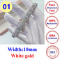 10mm Full Moissanite Diamond Cuban Chain Bracelet Hip Hop Jewelry S925 Silver Bracelets Pass Tester with Gra for Men Women