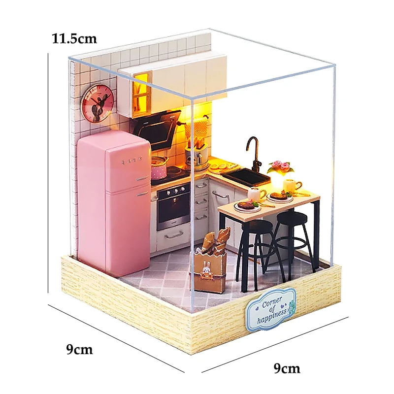 DIY Miniature Doll House 3D Puzzle Building Model Kit