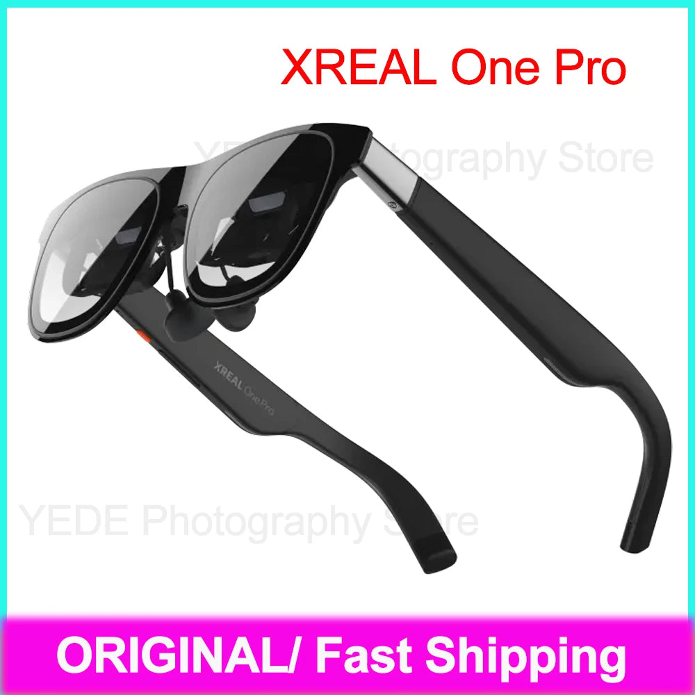 Xreal One Pro AR Glasses 57 FOV NO stray light NO reflections 3ms M2P Latency Glasses For Stream Deck 57-66 mm 66-75 mm IPD
