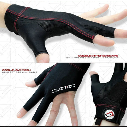 CUETEC Axis Champion Billiard Glove - Fits Left Or Right Hand Size L Random Color