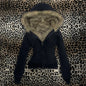Aesthetic Women's Fur Collar Hoodie Sexy Slim Chic Casual Solid Color Cardigan Sweatshirt Goth Punk Rock Streetwear