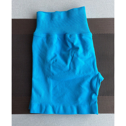 Women's Shark Bite Yoga Shorts | Gym Running Cycling Bike Leggings