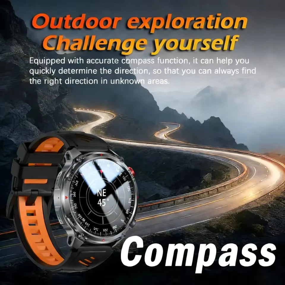 T-Rex 3 Pro Military Grade AGPS Smart Watch 5ATM Waterproof Dual-band GNSS Compass Altimeter AMOLED Swim Sports Smart Watch Men