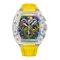 Bonest Gatti Tonneau Automatic Watch Crystal Case Men