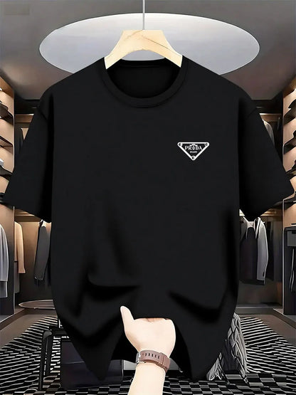 Milan Fashion Men's Luxury Printed Cotton T-Shirt