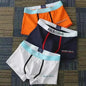 3Pcs Men's Cotton Boxer Briefs Breathable Printed M-3XL