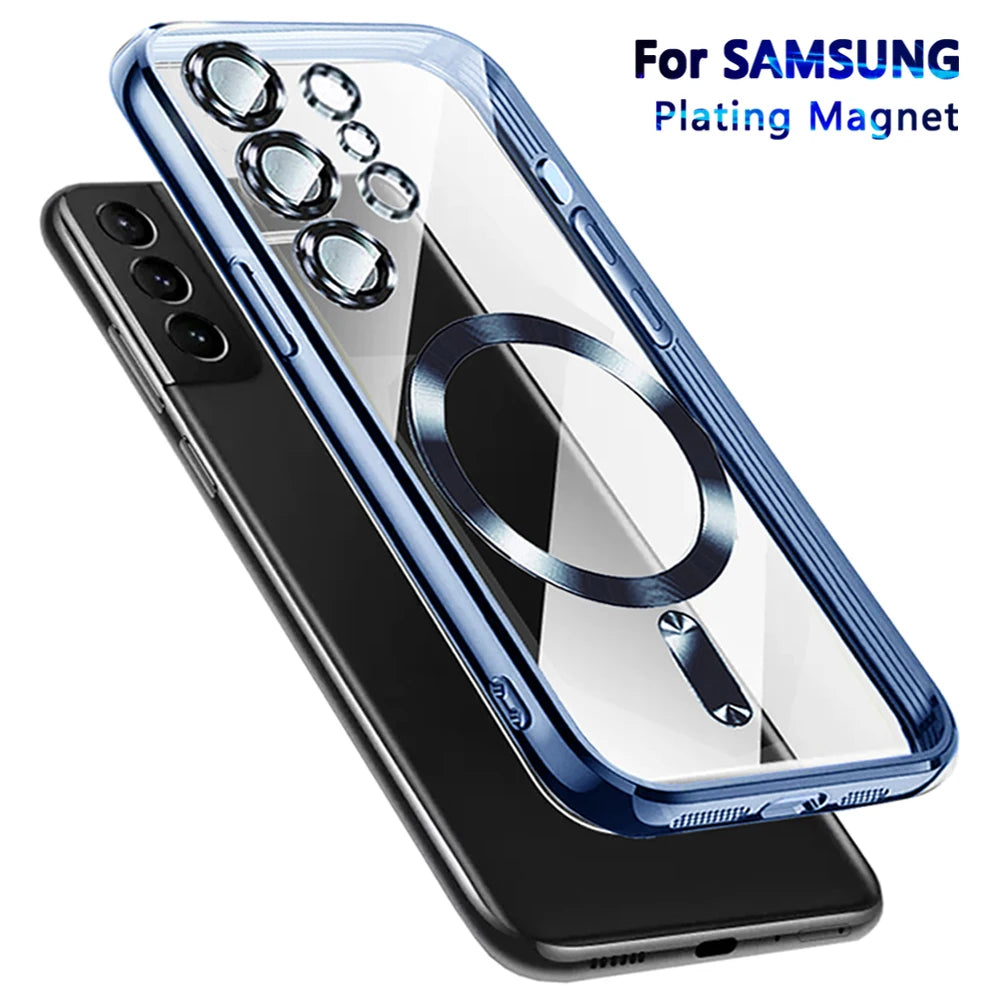 Luxury Magnetic Magsafe Case – Samsung S21-S25 Ultra