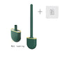 Wall Hanging Silicone Toilet Brush with Holder