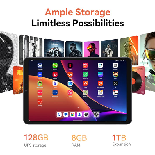IPlay 80 mini Pro Tablet 8.4' 16GB 8GB+8GB RAM 128GB ROM 4G LTE Tablet