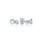 Original 925 Sterling Silber Ohrringe 2025 Stecker Creolen Kristall Ohrringe für Damen Roségold Krone Herz Unendlichkeit Biene Ohrring Schmuck