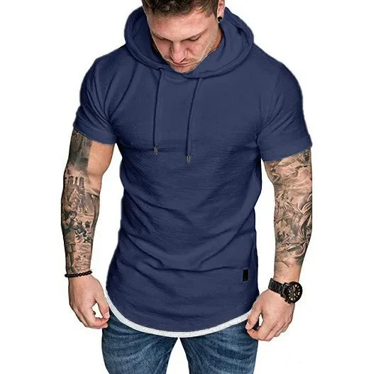 Men's Casual Solid Color Hoodie Sweatshirt — MRMT 2025