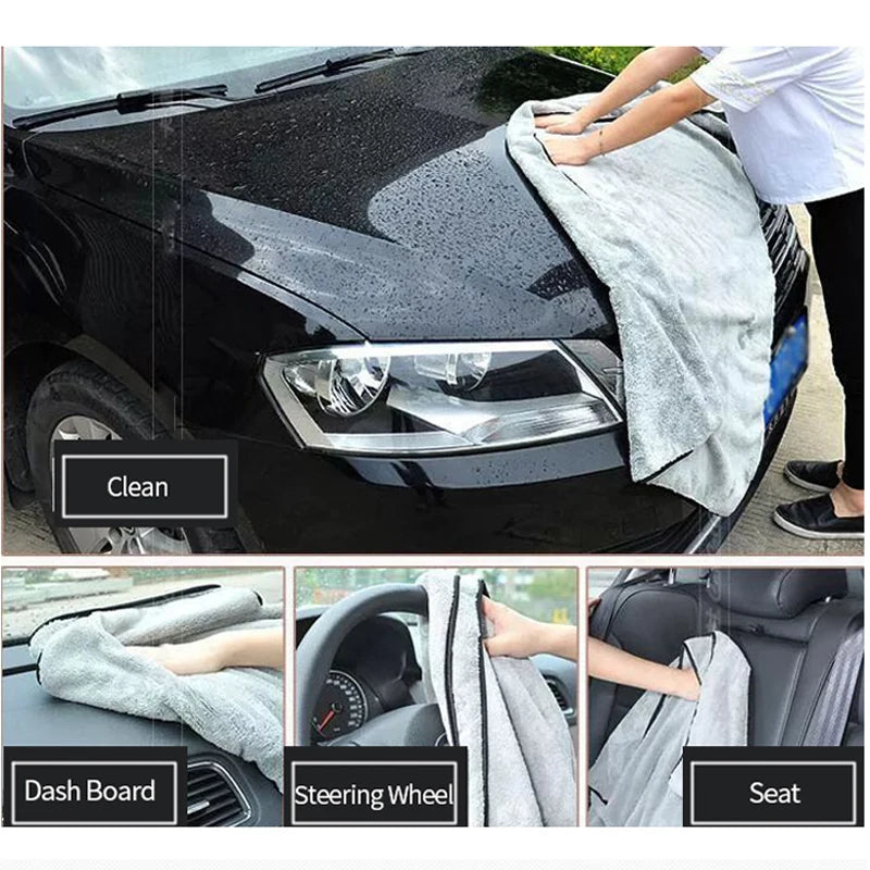 SEAMETAL Microfiber Car Washing Towel - Ultra-Soft